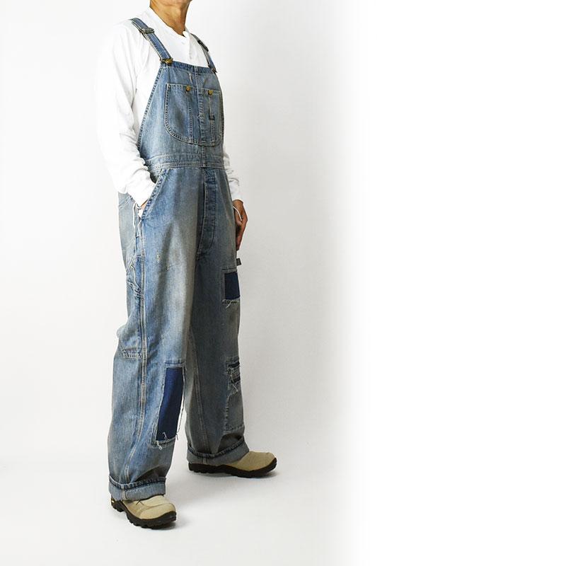 Lee リー ビンテージ オーバーオール ダメージ加工 VINTAGE Lee リー ビンテージ オーバーオール ダメージ加工 VINTAGE