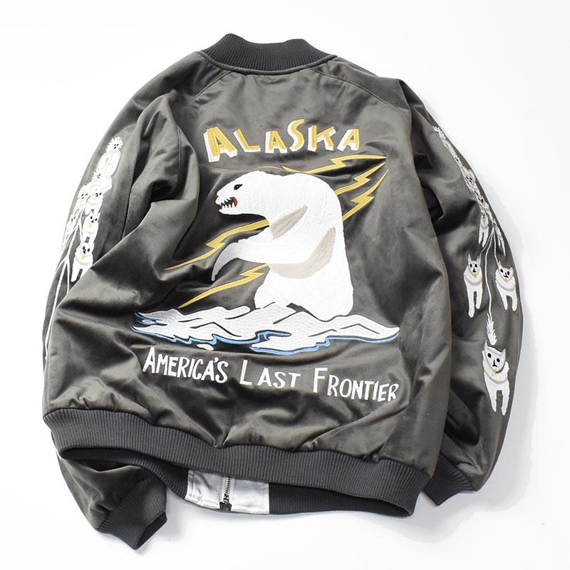 HOUSTON ヒューストン スカジャン ALASKA SUKA JACKET 刺繍 HOUSTON ヒューストン スカジャン ALASKA SUKA JACKET 刺繍
