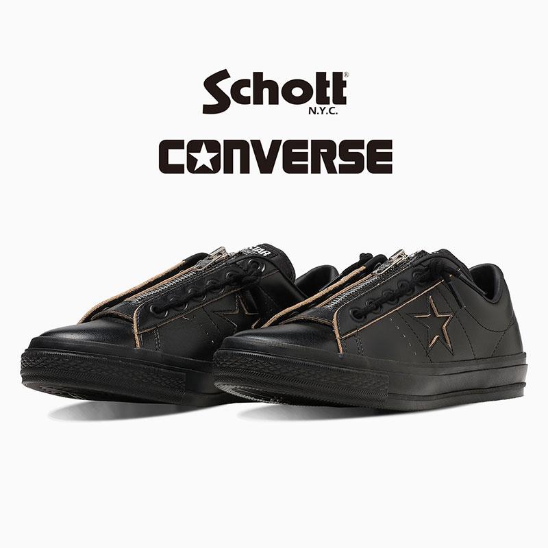 Schott N.Y.C × CONVERSE ショット x コンバース ONE STAR Z Schott N.Y.C × CONVERSE ショット x コンバース ONE STAR Z