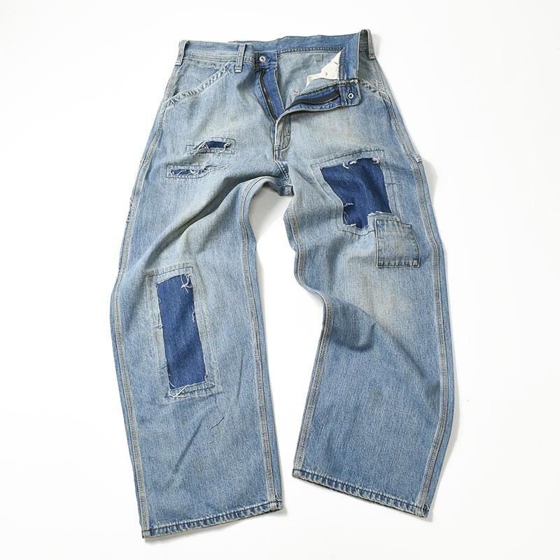 Lee リー ビンテージ ペインターパンツ ダメージ加工 VINTAGE Lee リー ビンテージ ペインターパンツ ダメージ加工 VINTAGE