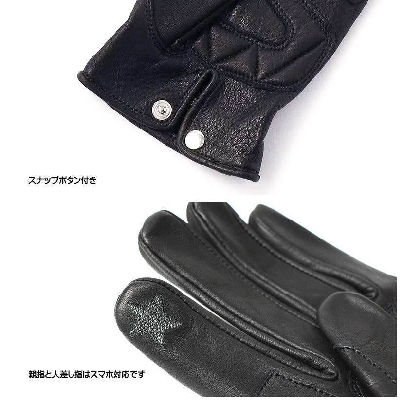 Schott N.Y.C ショット 手袋 メンズ ワンスター レザー グローブ Schott N.Y.C ショット 手袋 メンズ ワンスター レザー グローブ
