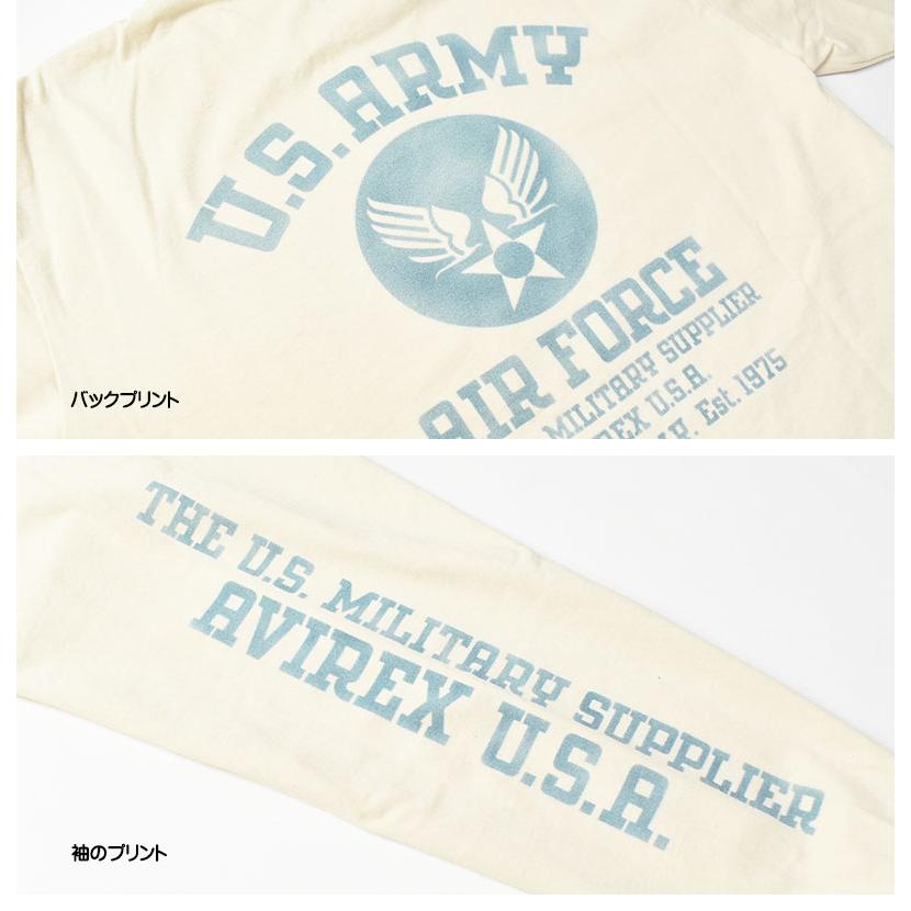 AVIREX（アヴィレックス） アビレックス Tシャツ ステンシル 長袖T