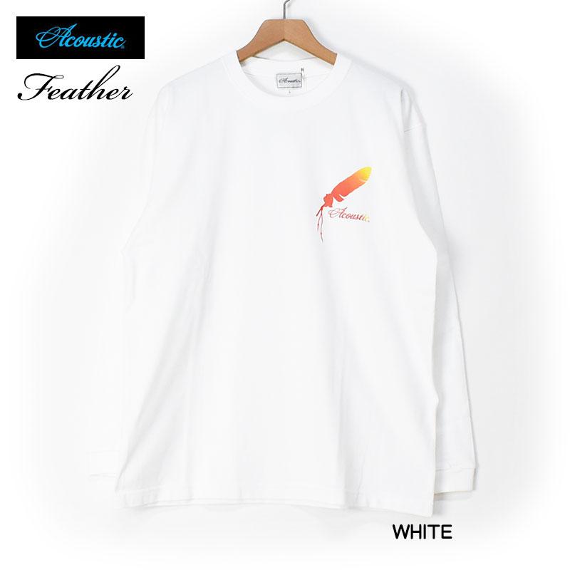 ACOUSTIC アコースティック 長袖Tシャツ FEATHER ロングスリーブ 