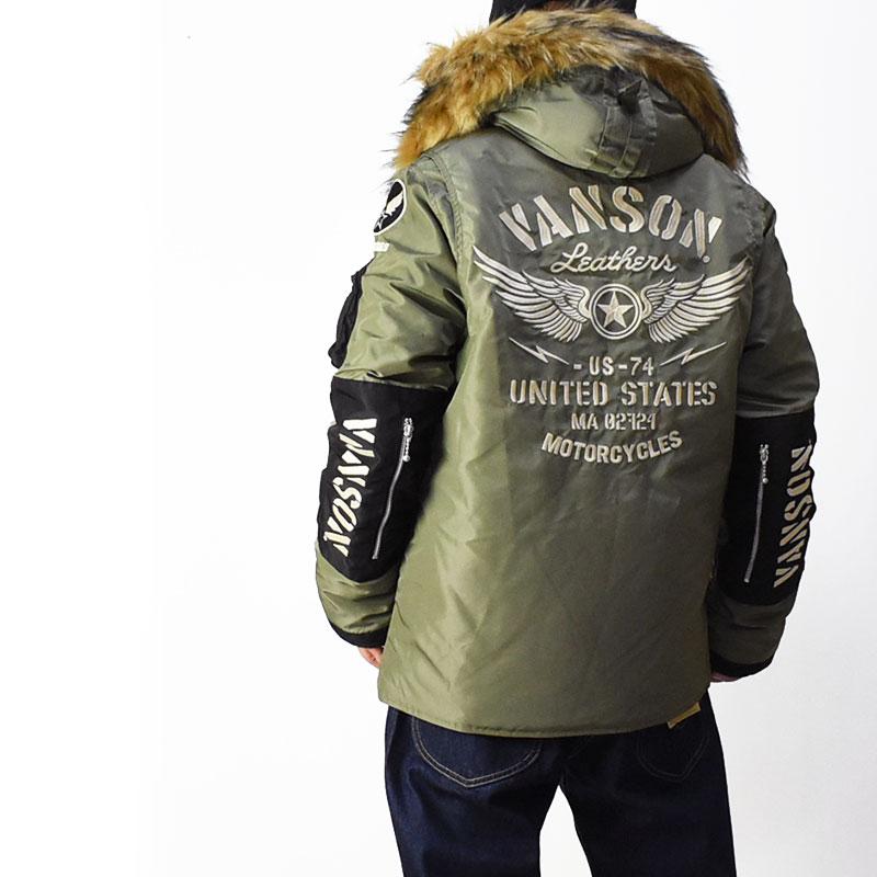 VANSON バンソン N-3B ジャケット N3B フライトジャケット VANSON バンソン N-3B ジャケット N3B フライトジャケット