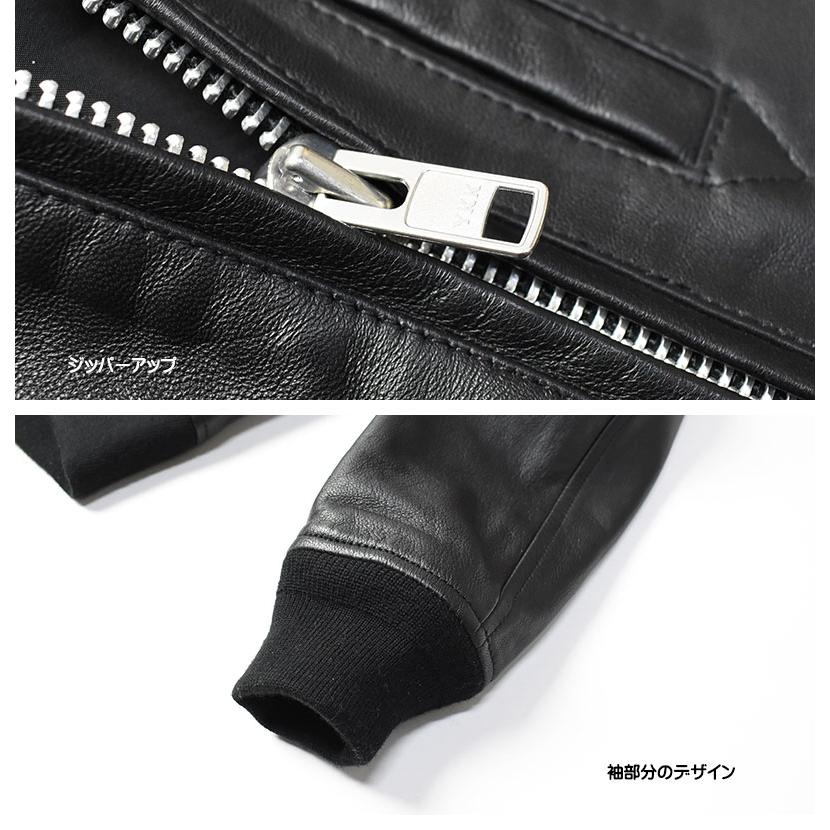 AVIREX アビレックス レザー ジャケット スタンド MA-1 MOD MA1 AVIREX アビレックス レザー ジャケット スタンド MA-1 MOD MA1