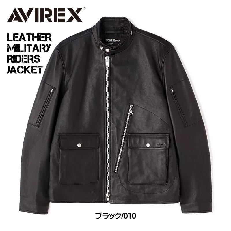 AVIREX アビレックス レザー ジャケット ミリタリー ライダース AVIREX アビレックス レザー ジャケット ミリタリー ライダース