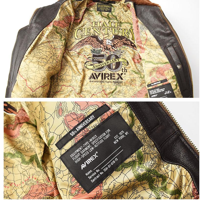 AVIREX アビレックス 50周年記念 G-1 レザージャケット TOPGUN AVIREX アビレックス 50周年記念 G-1 レザージャケット TOPGUN