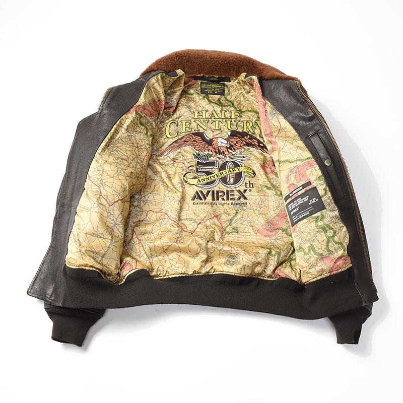 AVIREX アビレックス 50周年記念 G-1 レザージャケット TOPGUN AVIREX アビレックス 50周年記念 G-1 レザージャケット TOPGUN