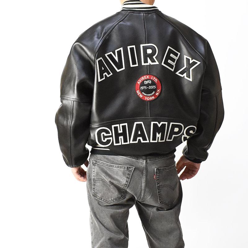 AVIREX アビレックス 50周年記念 バーシティジャケット レザー AVIREX アビレックス 50周年記念 バーシティジャケット レザー