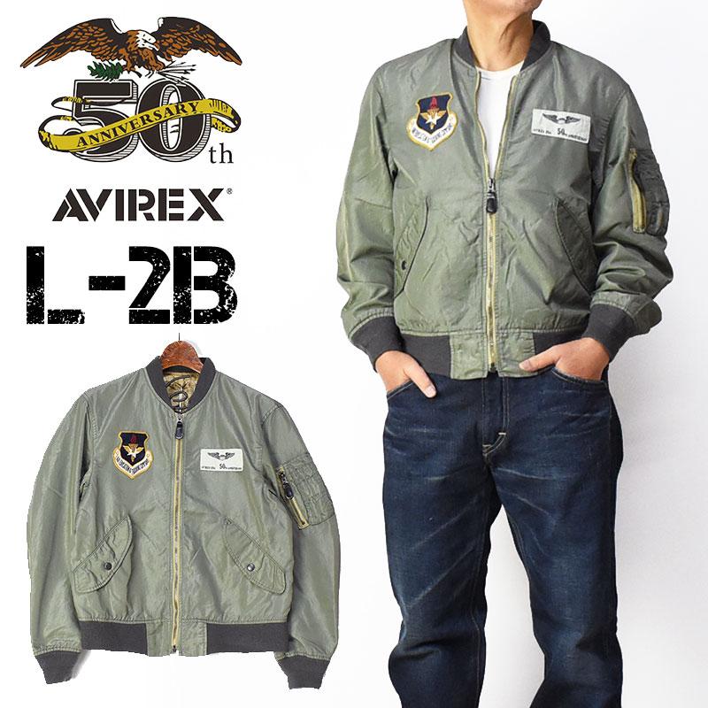 AVIREX アビレックス 50周年記念 WASHED L-2B 50th L2B AVIREX アビレックス 50周年記念 WASHED L-2B 50th L2B