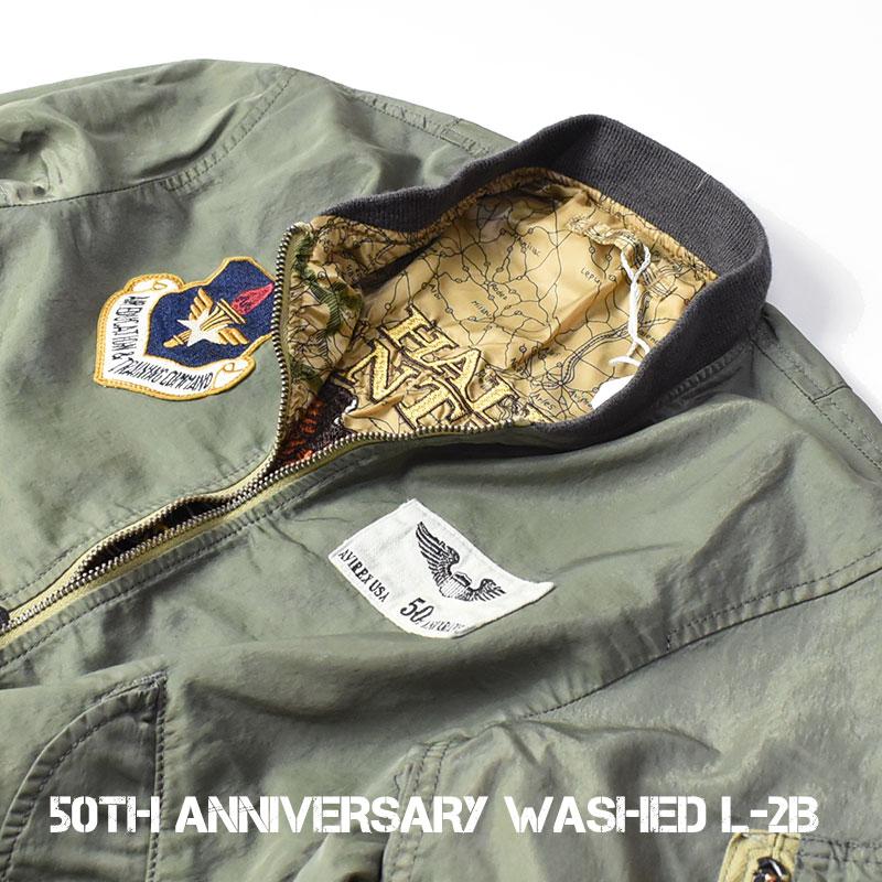 AVIREX アビレックス 50周年記念 WASHED L-2B 50th L2B AVIREX アビレックス 50周年記念 WASHED L-2B 50th L2B