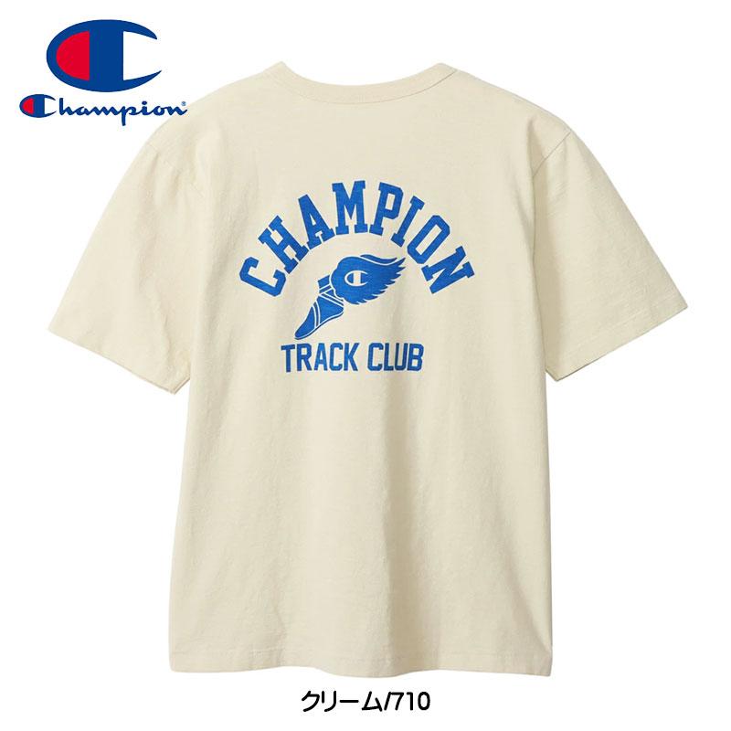 Champion（チャンピオン） ウォッシュド プリント 半袖Tシャツ メンズ