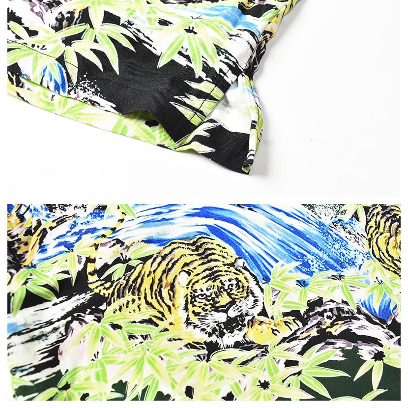 HOUSTON ヒューストン アロハシャツ 虎 ALOHA SHIRTS TIGER 和柄