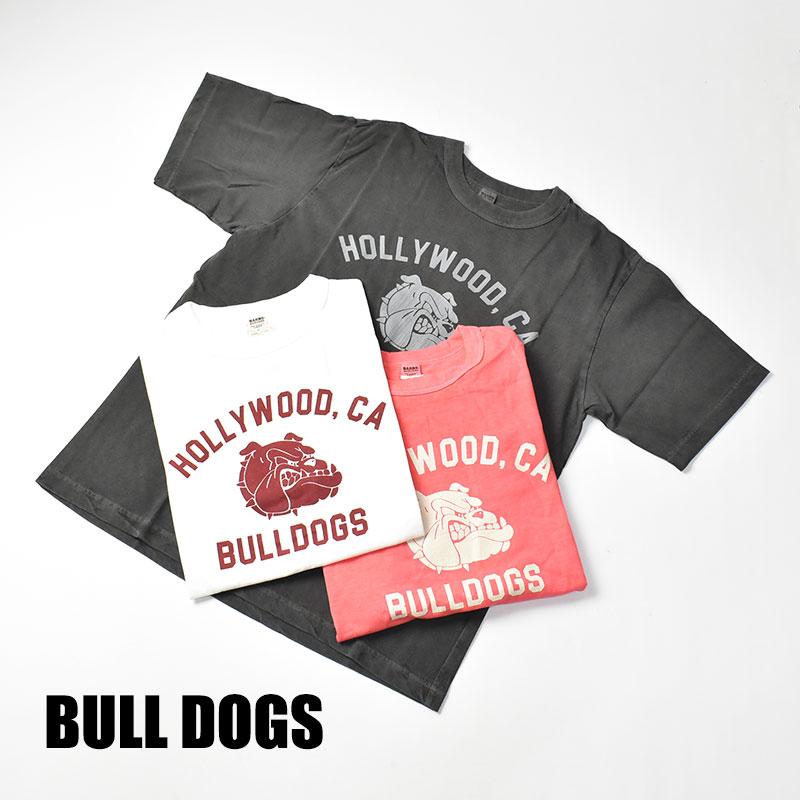 BARNS OUTFITTERS バーンズ 半袖Tシャツ BULL DOGS バインダー