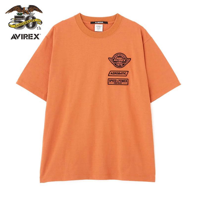 AVIREX（アヴィレックス） アビレックス 50周年記念 Tシャツ 50th ロゴ