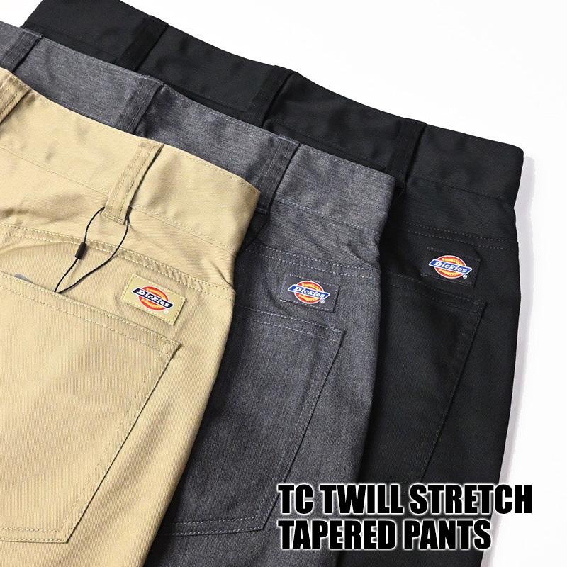 Dickies（ディッキーズ） TC ツイル ストレッチ テーパードパンツ