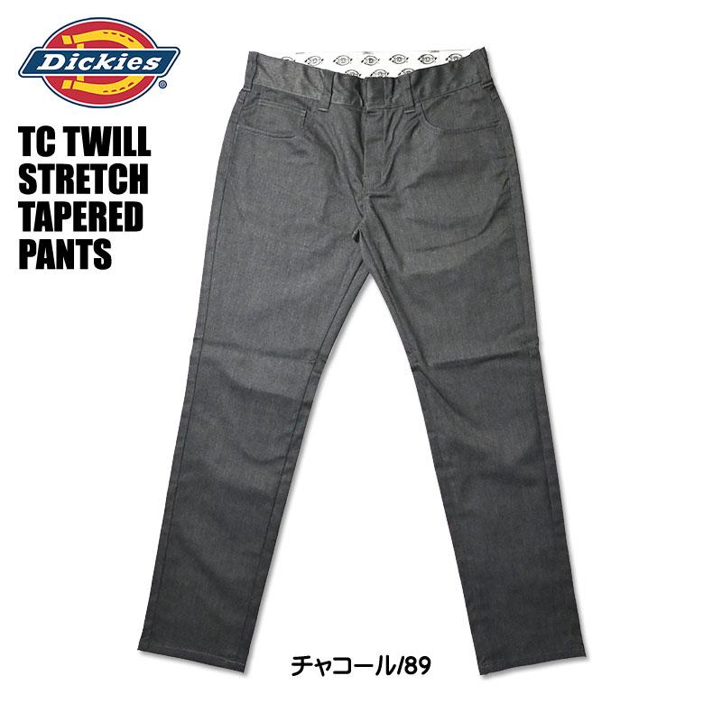 DICKIES ディッキーズ TC ツイル ストレッチ テーパードパンツ スリムフィット ストレッチ チノパンツ メンズ DB0049 81410200_8
