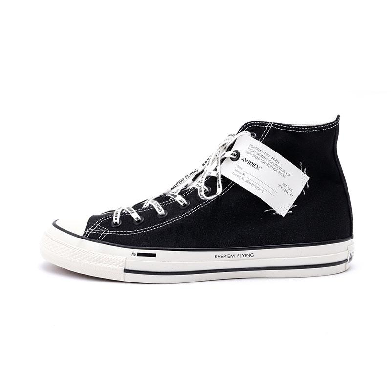 AVIREX × CONVERSE アビレックス x コンバース ALL STAR AGED HI オールスター ハイカット メンズ スニーカー コラボ 50周年記念 限定モデル 783-5292001の画像