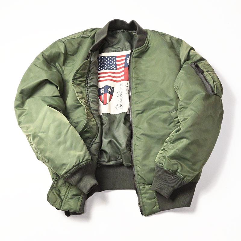 AVIREX フライトジャケット 薄手 MA-1 ミリタリー 海軍航空隊 カーキ AVIREX アビレックス 7835952035 COMMERCIAL MA-1フライト