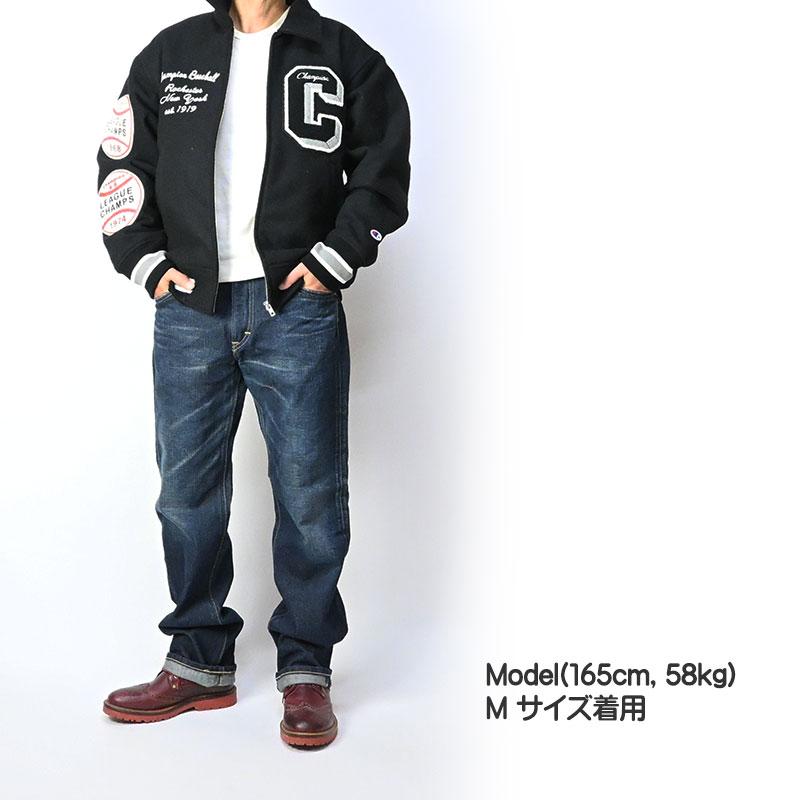 Gロゴ付き 55 番ジャケット（欽ちゃん球団） Champion チャンピオン アワードジャケット AWARD JACKET スタジャン