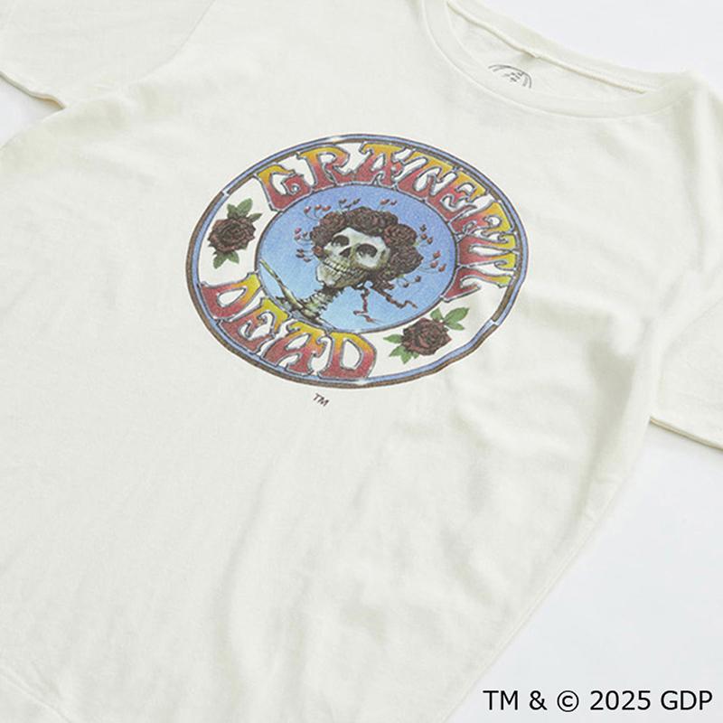 Greatful Dead Tシャツ　レア Grateful Dead(グレイトフルデッド) 00's skull band tee/バンドT
