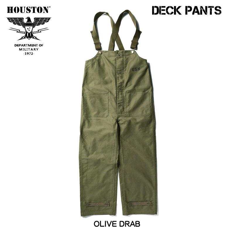HOUSTON（ヒューストン） デッキパンツ USN DECK PANTS オーバーオール