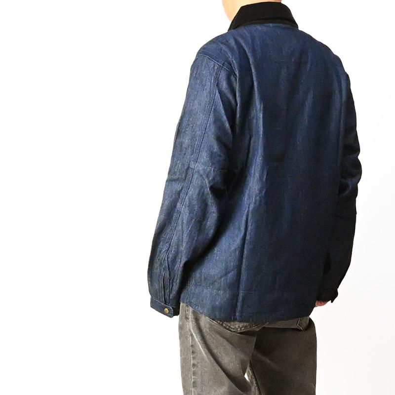 HOUSTON（ヒューストン） デニム ジップ ワークジャケット DENIM ZIP