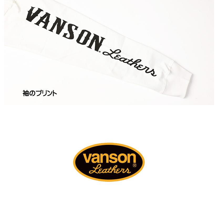 VANSON（バンソン） 長袖 Tシャツ TRIPLE STARS スター 星 ロゴ