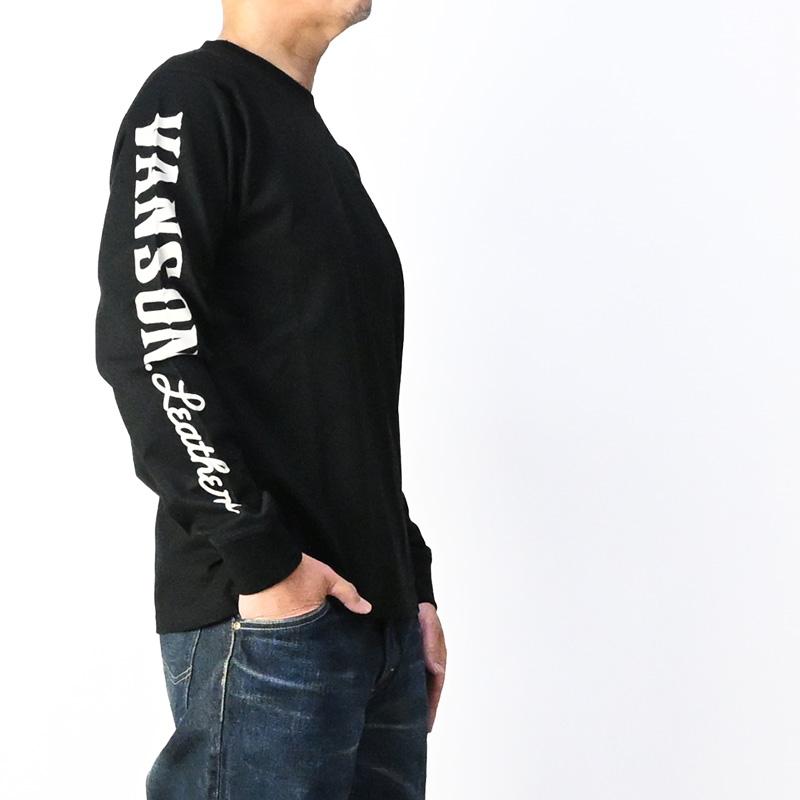 VANSON（バンソン） 長袖 Tシャツ TRIPLE STARS スター 星 ロゴ