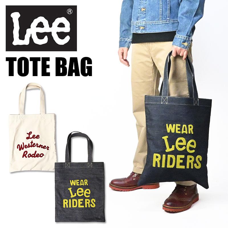 Lee（リー） ロゴ 刺繍 デニムトートバッグ ライダース ウエスターナー