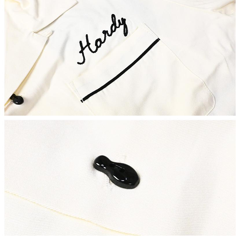 HOUSTON（ヒューストン） ボーリングシャツ CAR 刺繍 半袖シャツ
