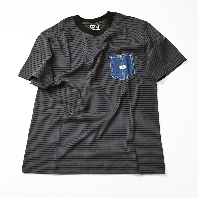 Lee（リー） 半袖Tシャツ デニム ポケット Tシャツ ポケT 無地