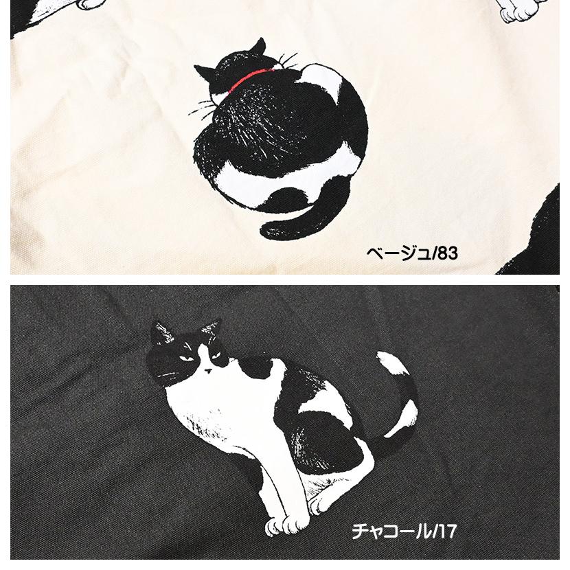 CIAO（チャオ） 半袖シャツ 猫 ハチワレ COTTON PRINT SHIRTS CAT