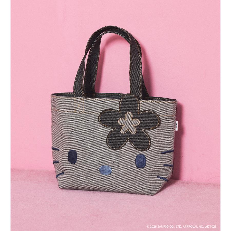 ハローキティ SOMETHING x HELLO KITTY サムシング キティ デニム ミニ