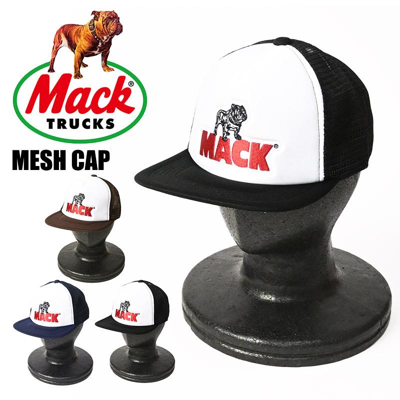 Mack TRUCKS FJ キャップ MACK TRUCKS マックトラック メッシュキャップ 刺繍 ロゴ 帽子 メンズ