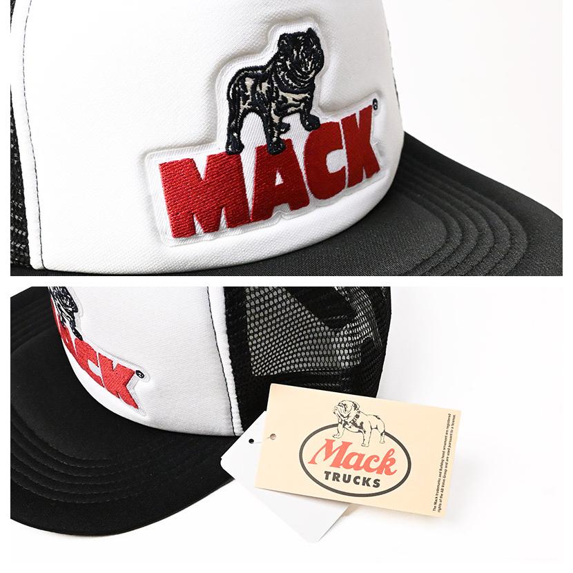 MACK TRUCKS マックトラック メッシュキャップ 刺繍 ロゴ 帽子 メンズ
