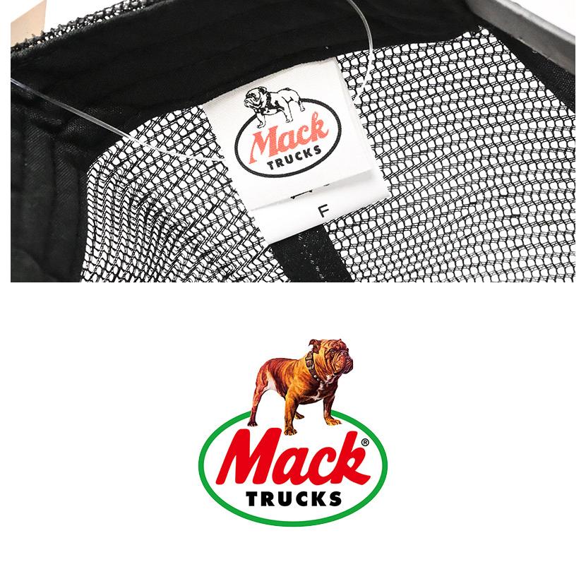MACK TRUCKS マックトラック メッシュキャップ 刺繍 ロゴ 帽子 メンズ