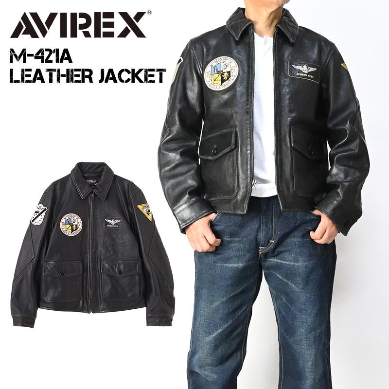 AVIREX（アヴィレックス） アビレックス レザー ジャケット M-421A