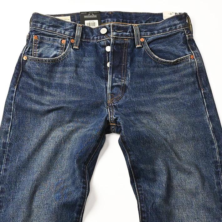 Levi's（リーバイス） 501 セルビッジデニム ミディアムインディゴ 赤