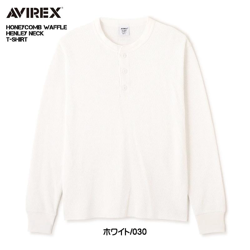 AVIREX（アヴィレックス） アビレックス 長袖Tシャツ ハニカムワッフル
