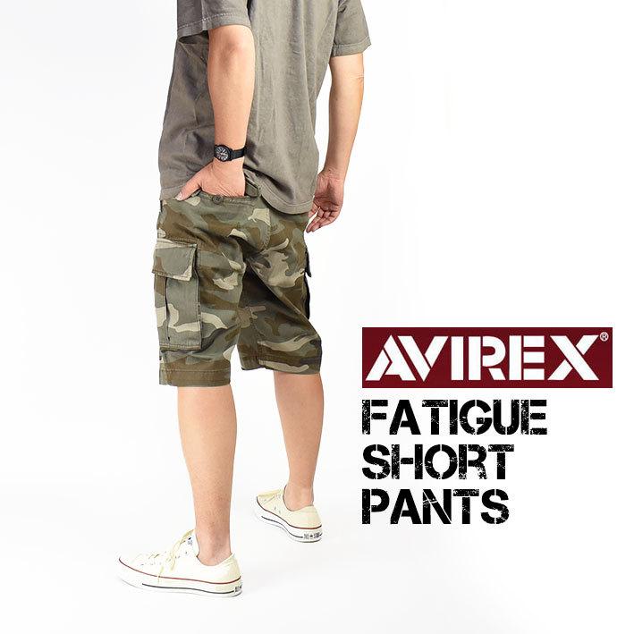AVIREX アビレックス ファティーグ カーゴショートパンツ AVIREX アビレックス ファティーグ カーゴショートパンツ