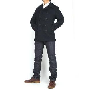 Schott N.Y.C ショット PEACOAT LEATHER PIPING ピーコート Schott N.Y.C ショット PEACOAT LEATHER PIPING ピーコート
