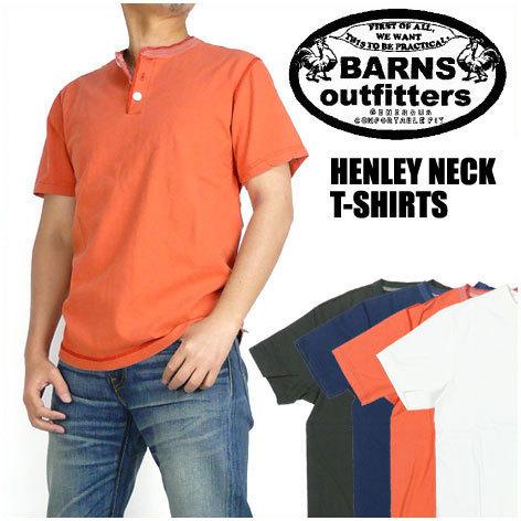 BARNS OUTFITTERS バーンズ 半袖ヘンリーネックTシャツ VINTAGE BARNS OUTFITTERS バーンズ 半袖ヘンリーネックTシャツ VINTAGE