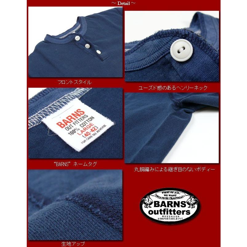 BARNS OUTFITTERS バーンズ 半袖ヘンリーネックTシャツ VINTAGE BARNS OUTFITTERS バーンズ 半袖ヘンリーネックTシャツ VINTAGE
