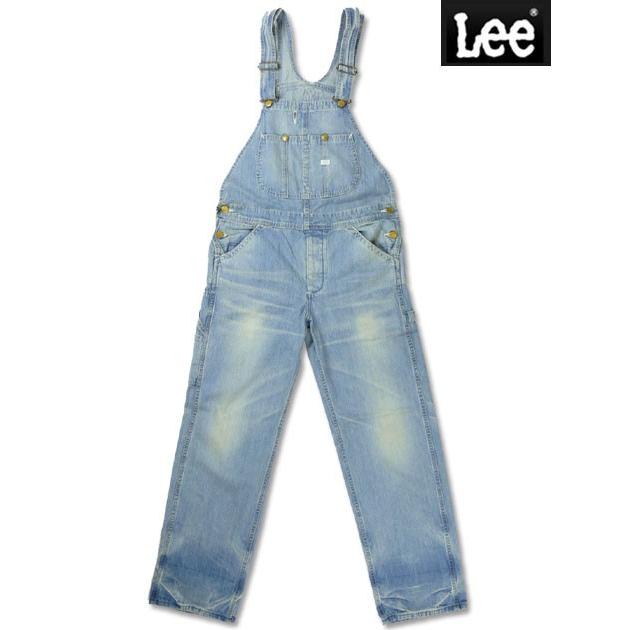 Lee（リー） メンズ オーバーオール OVER ALL 薄めのユーズドブルー 