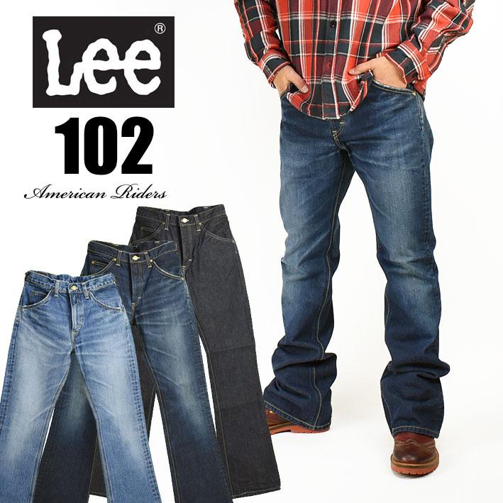 Lee 買取 リー メンズ ジーンズ 102 ブーツカット 60%OFF 濃色ユーズドブルー AMERICAN RIDERS LM5102-526 送料無料