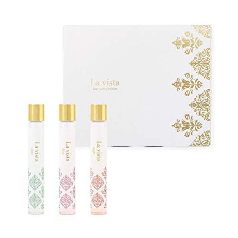 お歳暮 Lavista ラヴィスタ 香水 女性用 3本セット プレゼント用 フェロモン ジャスミン ローズ イランイラン ムスク