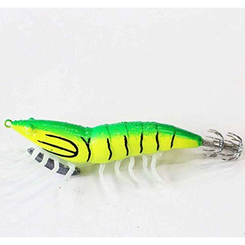 釣具 エギング イカ釣り 仕掛け エビ風 エギ 3 0号 グリーン色の1本 自重約g アオリイカ等 イカ釣り用 餌木 0egirjx Sanshop 通販 Yahoo ショッピング