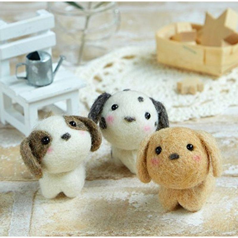 フェルト手芸スターターセット付き犬のお友だちフェルトマスコット手作りキットセット ゴールデンレトリバー ダルメシアン シーズー 羊毛フェ Sanshop 通販 Yahoo ショッピング