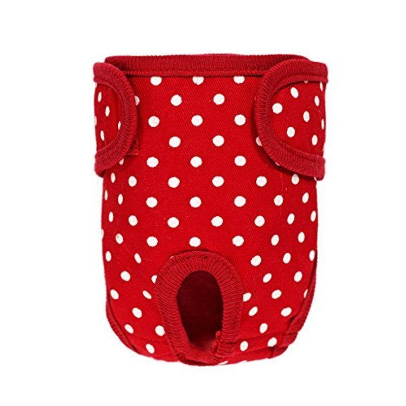 犬と生活サニタリーパンツ ドット2号サイズ 生理パンツ おむつカバー 介護 ヒート マジックテープ レッド マナーベルト Www Bollywoodpapa Com